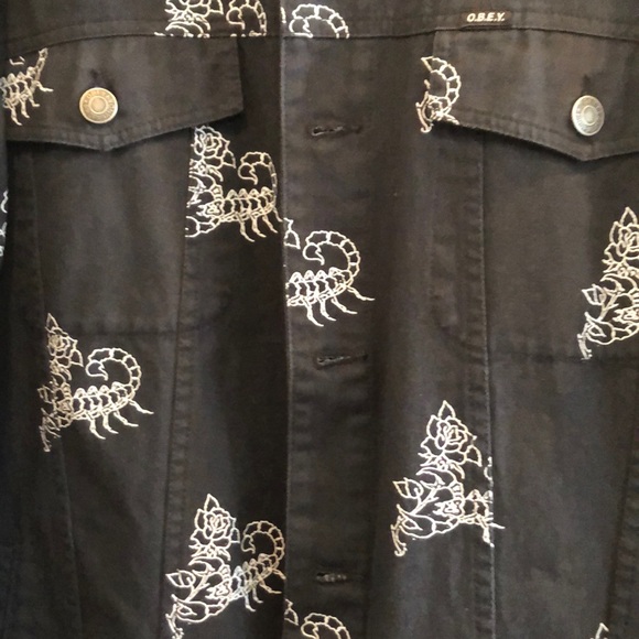 OBEY jean jacket - Picture 2 of 5